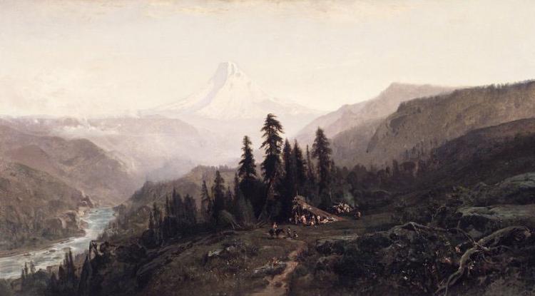 William Keith Mount Hood, Oregon oil painting image